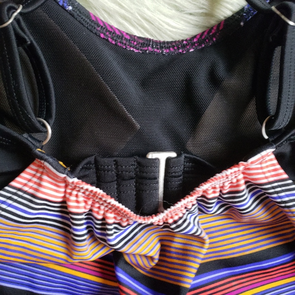 Nwt athleta capri stripe blousy tankini swim top - Picture 6 of 6